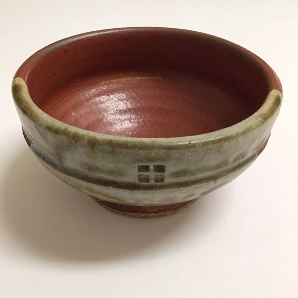 Japanese Studio Art Pottery SET OF 4 Tea Bowls Matcha Terra Cotta Brown Glaze - Picture 7 of 16